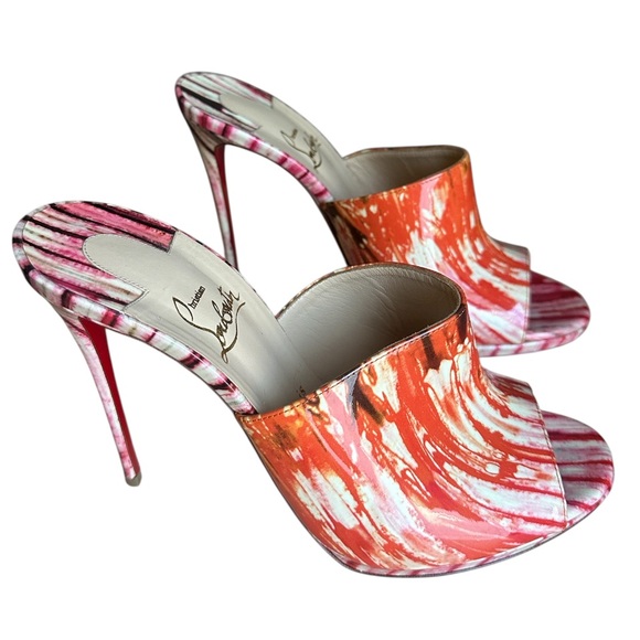 Christian Louboutin PIGAMULE 120 PATENT
BAZIN Pompadour 120mm RETAIL 995 - Picture 5 of 9